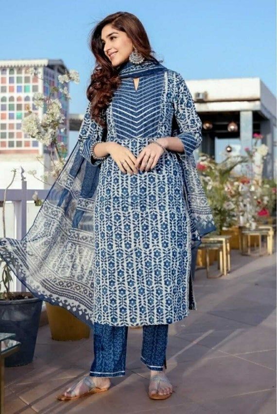 Simple Kurti with Pant Suit Silai